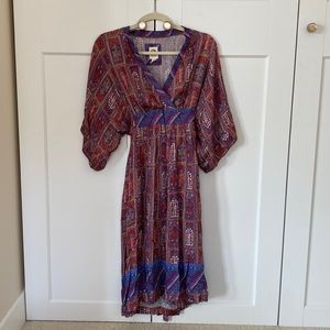 Anthropologie boho dress